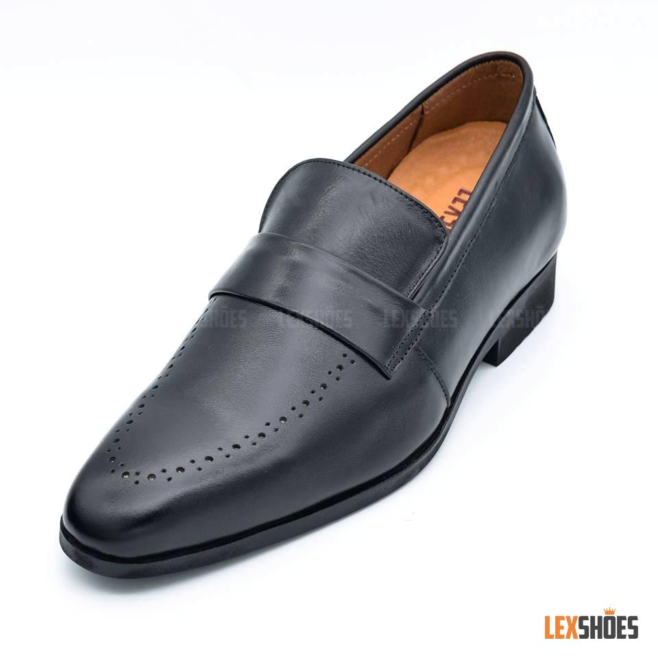 Giày da nam-LEX666-đen