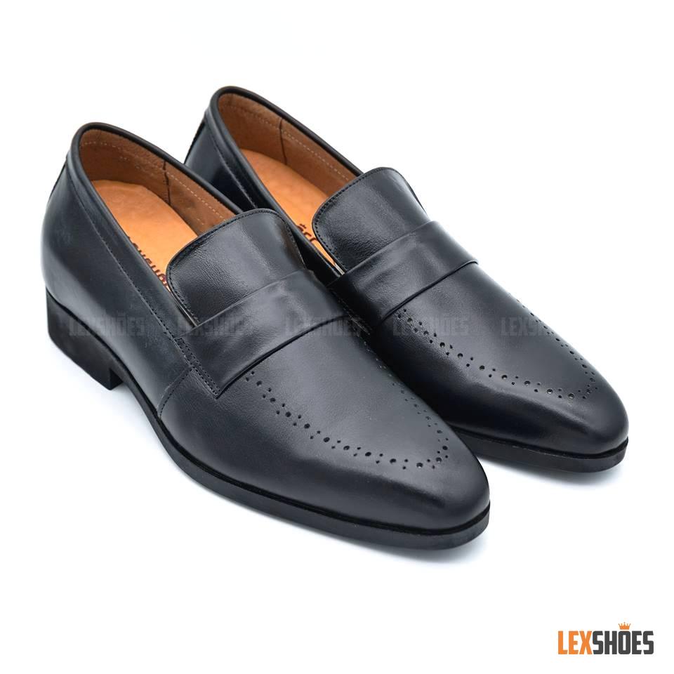 Giày da nam-LEX666-đen