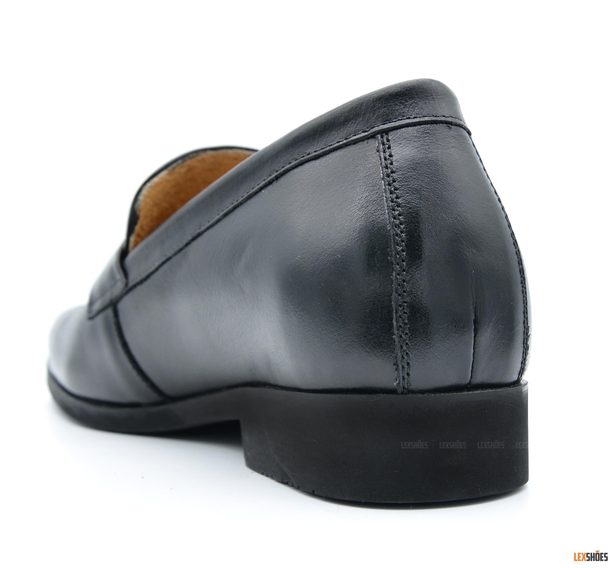 Giày da nam-LEX666-đen