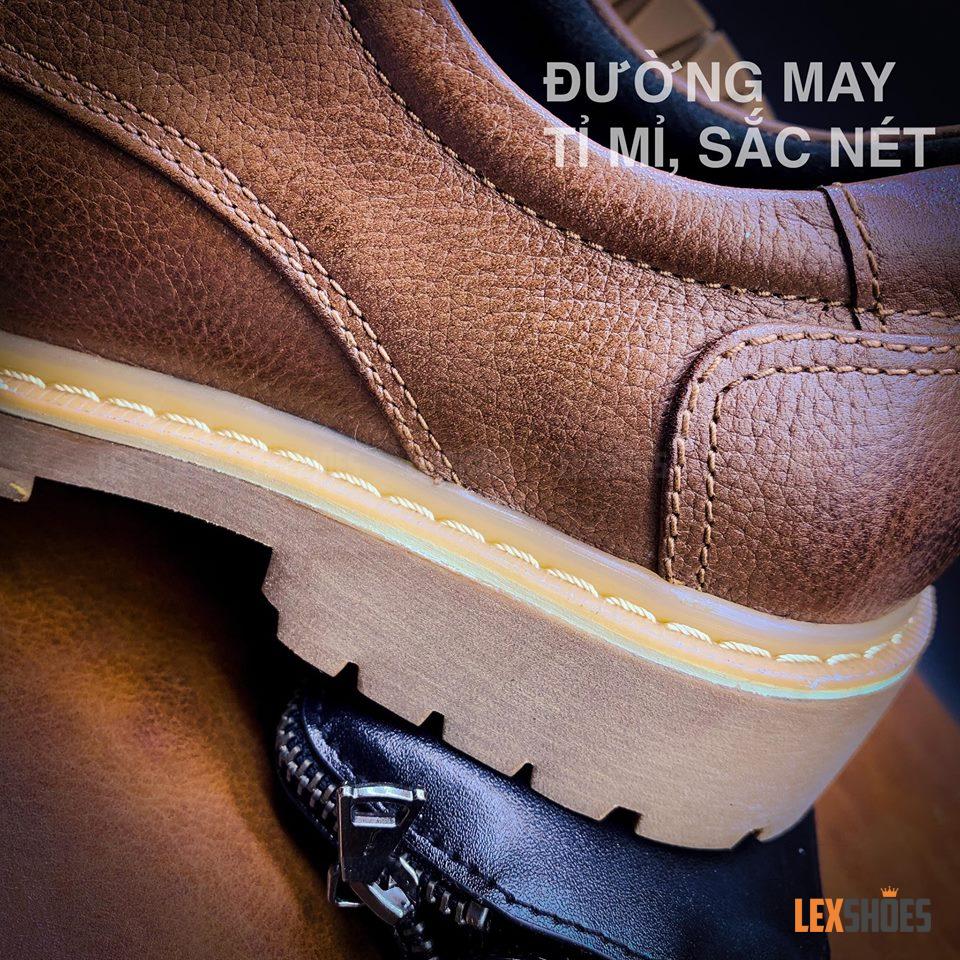 Giầy Đốc da thật LEX80 - NâuThấp