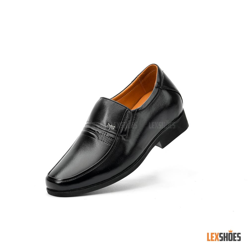 Giày da nam - LEX211 - đen- TCC-3