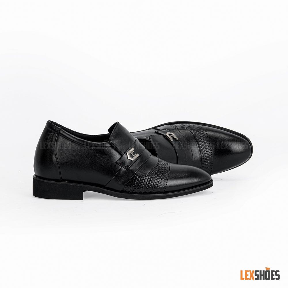 Giày da nam cao cấp- Lex79 TCC- Màu đen